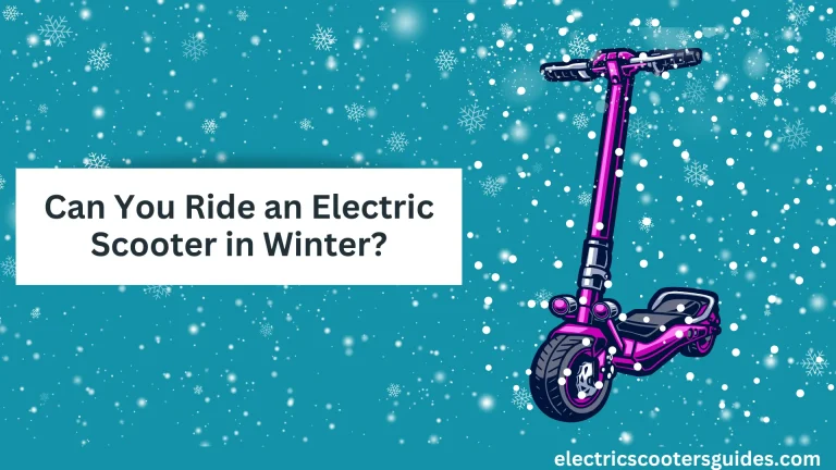 Can You Ride an Electric Scooter in Winter?